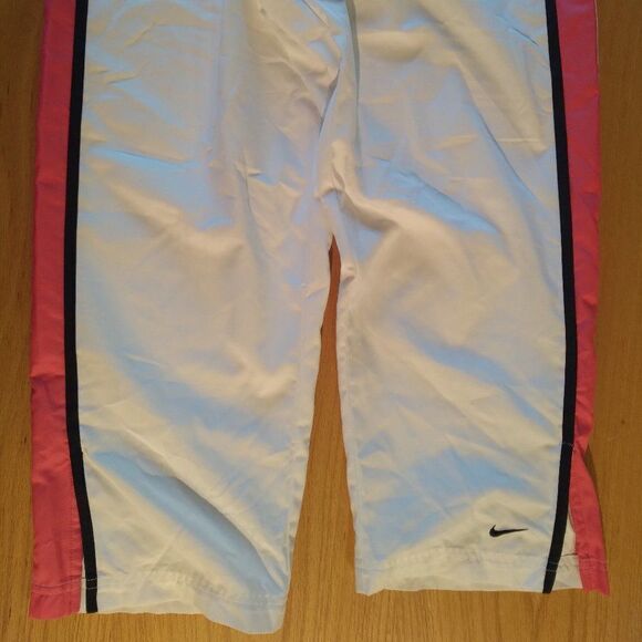 Vintage Nike Striped Wind Pants Joggers Trainers Capri - Picture 4 of 10